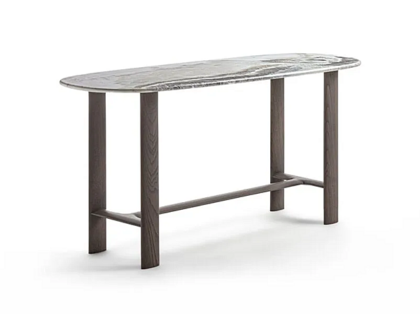 Table console ovale en marbre Frigerio Mocki usine Frigerio de l'Italie. Foto №1