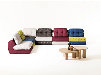 Canapé en tissu avec dossier rembourré Liu Jo Living Collection Glam