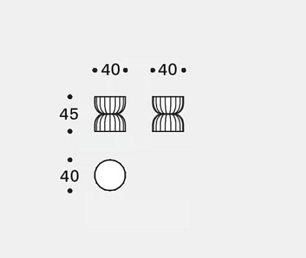 Table basse ronde en polyuréthane Saba Teo usine SABA de l'Italie. Foto №8