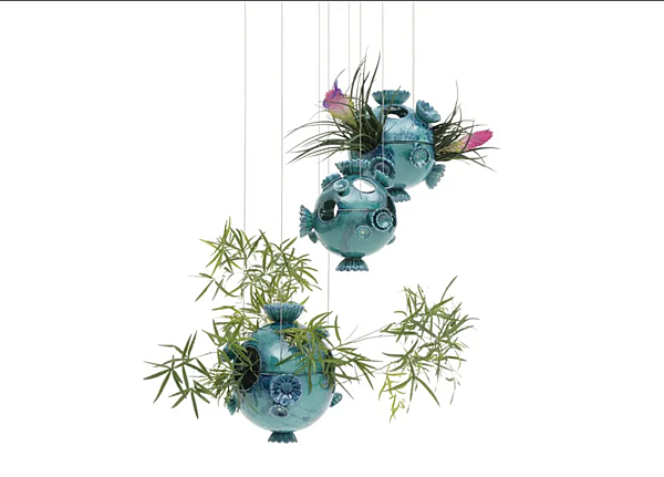 Vase suspendu en céramique Marimo GIORGETTI usine GIORGETTI de l'Italie. Foto №2