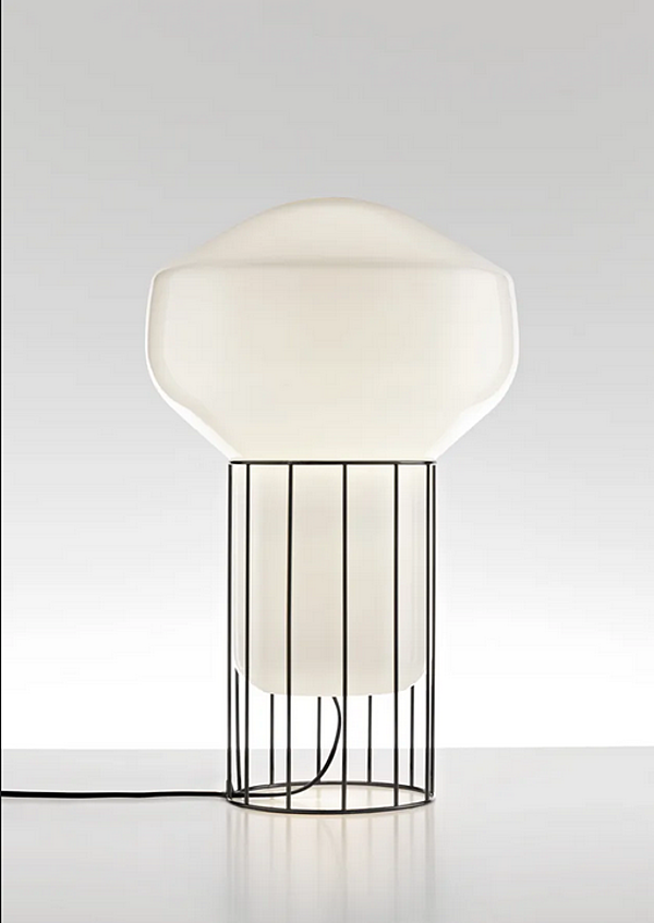 Lampe de table en verre soufflé Fabbian Aerostat usine Fabbian de l'Italie. Foto №9