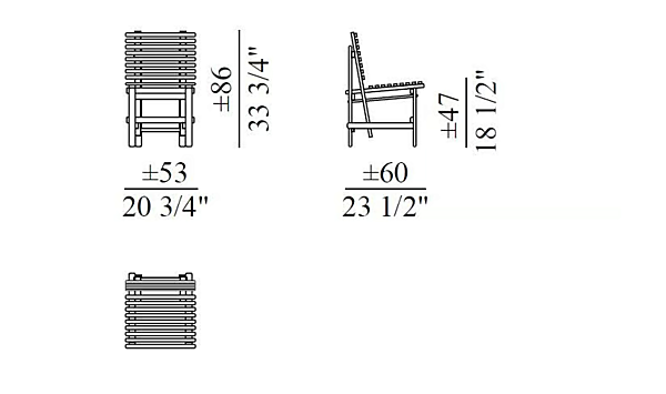 Chaise d'extérieur en polycarbonate A Mare Edra AMR010 usine EDRA de l'Italie. Foto №18