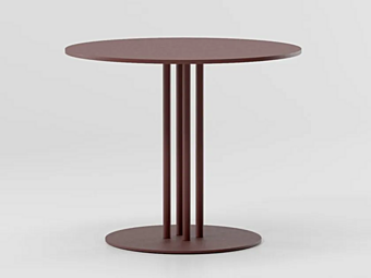 Table ronde en aluminium Ringer KETTAL usine KETTAL de l'Italie