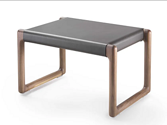 Tabouret en cuir tanné faible FLEXFORM BRIG Tabouret en cuir tanné faible FLEXFORM BRIG usine FLEXFORM de l'Italie