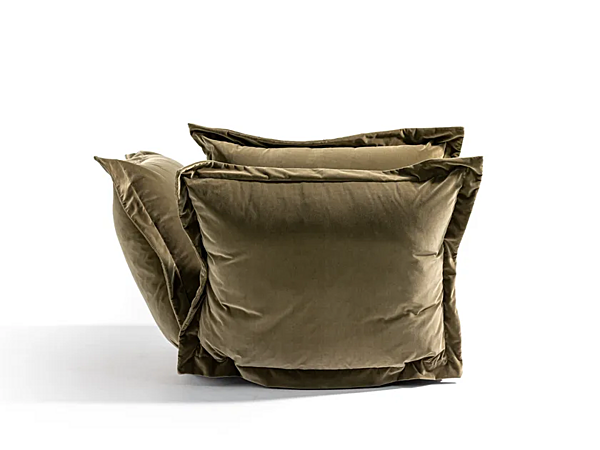 Fauteuil en tissu avec housse amovible et accoudoirs Moroso Cloudscape usine Moroso de l'Italie. Foto №3