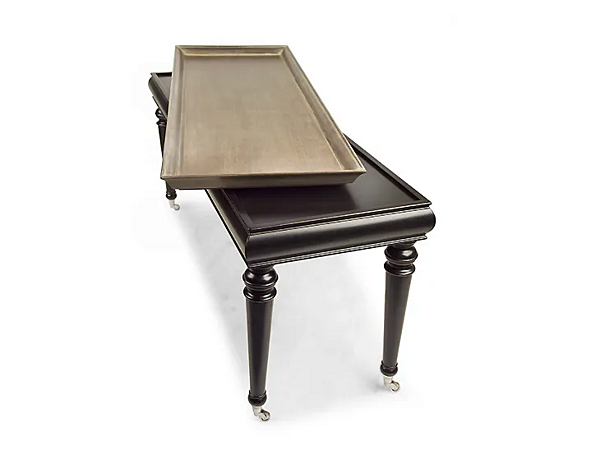 Table console rectangulaire en bois massif Thor MARIONI 02073 usine MARIONI de l'Italie. Foto №2