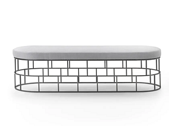 Banc rembourré en tissu Riviera FLEXFORM