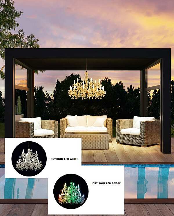 Lustre MASIERO (EMME PI LIGHT) DRYLIGHT S6 usine MASIERO (EMME PI LIGHT) de l'Italie. Foto №5