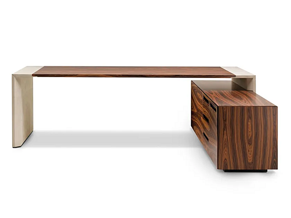 Bureau exécutif en bois en L I 4 Mariani Crossing usine i 4 Mariani de l'Italie. Foto №2