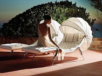 Chaise longue SVEVA Capitonné