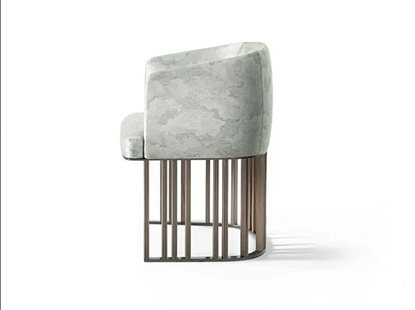 Chaise en tissu avec housse amovible GIORGETTI HERO usine GIORGETTI de l'Italie. Foto №2