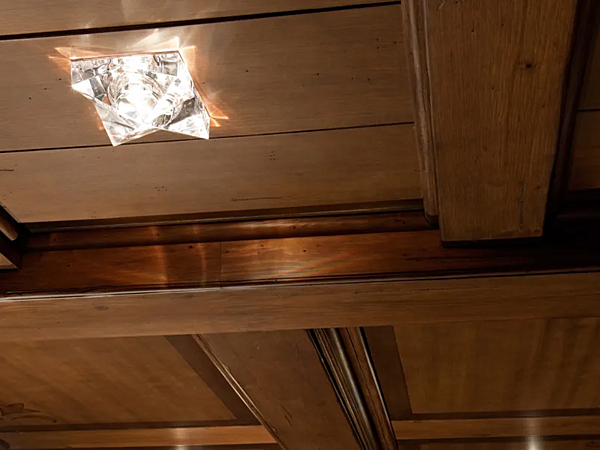 Spotlight encastré en cristal pour plafond suspendu Fabbian Cindy usine Fabbian de l'Italie. Foto №4