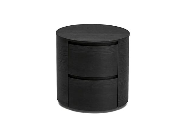 Table de chevet ronde avec tiroirs en bois Kristalia Orbit usine Kristalia de l'Italie. Foto №1