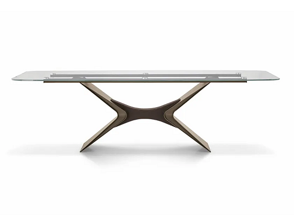 Table rectangulaire en verre Sail SEDIT usine SEDIT de l'Italie. Foto №1