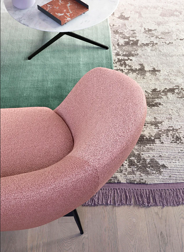 Canapé en tissu trois places Oltremare Saba usine SABA de l'Italie. Foto №8