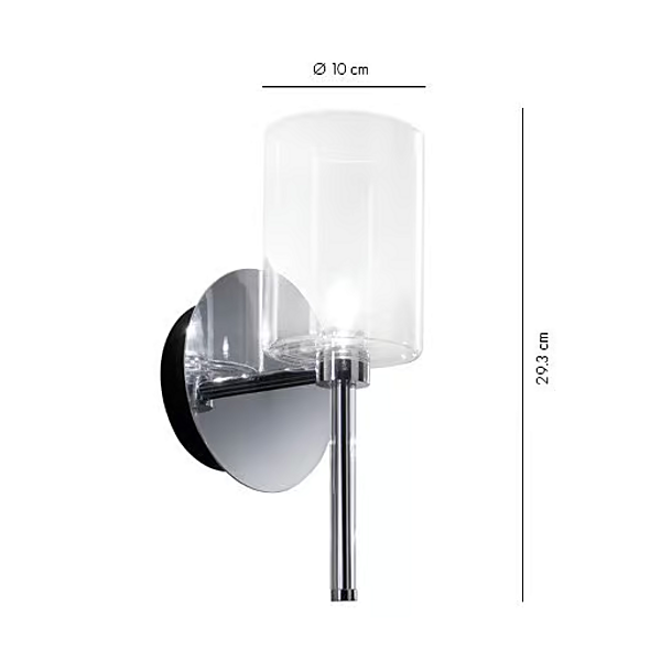 Applique murale en pyrex Spillray AXOLIGHT AP SPILL R usine Axolight de l'Italie. Foto №6