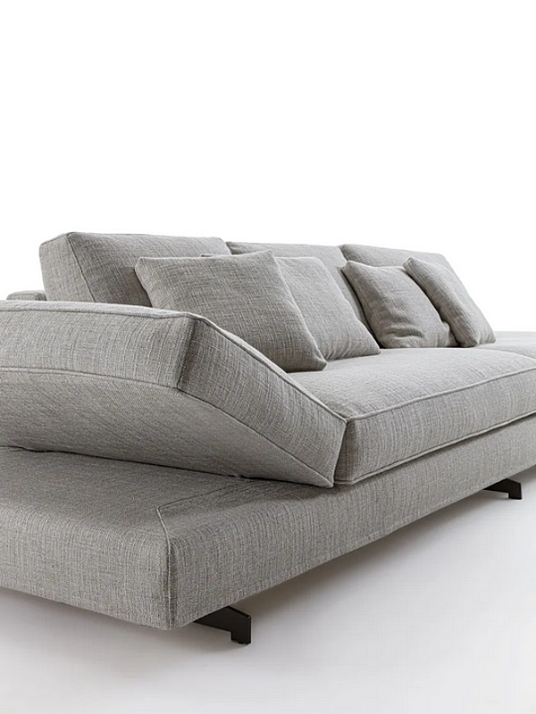 Canapé d'angle en tissu avec housse amovible Frigerio collection Davis Flat usine Frigerio de l'Italie. Foto №7