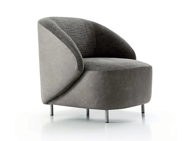 Fauteuil en tissu avec accoudoirs Pandi CORTEZARI 706 usine CORTE ZARI de l'Italie. Foto №1