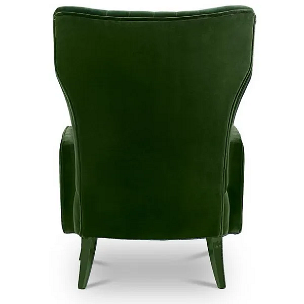 Fauteuil en velours rembourré avec accoudoirs BRABBU Davis usine BRABBU de l'Italie. Foto №5
