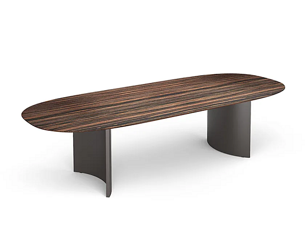 Table de réunion ovale en bois Siena I 4 Mariani usine i 4 Mariani de l'Italie. Foto №2