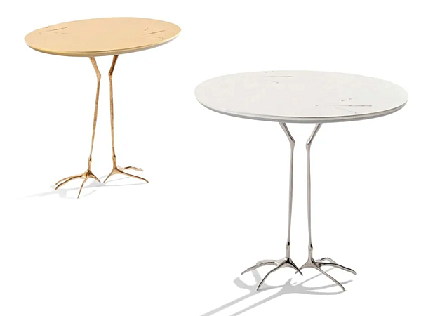 Table d'appoint ovale en bois CASSINA Traccia usine CASSINA de l'Italie. Foto №1