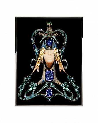Panneau, peinture LADY DRAGON