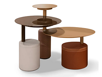 Table basse ronde en métal TAG FORMITALIA pour salon