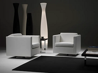 Fauteuil en cuir avec accoudoirs GYFORM MIX