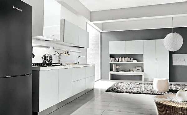 Cuisine HOME CUCINE frontali GLASS vetro satinato opaco usine HOME CUCINE de l'Italie. Foto №1