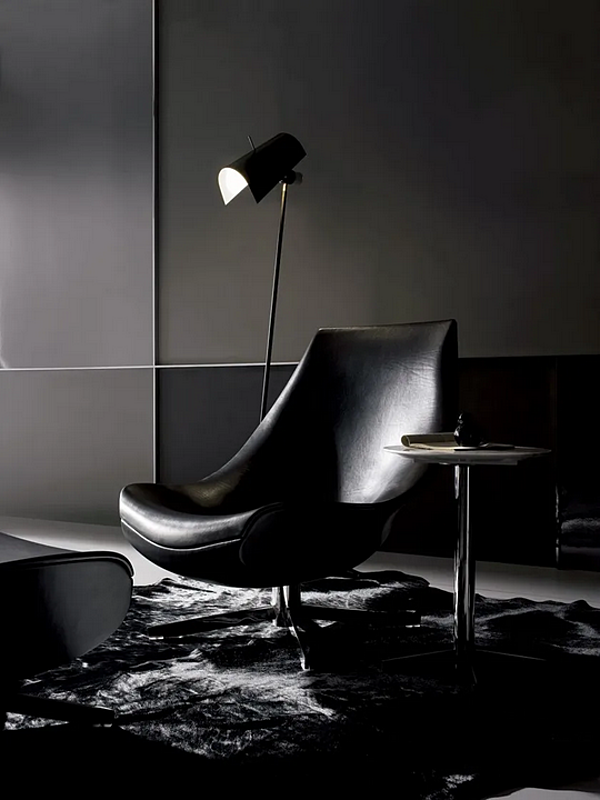 Fauteuil pivotant en tissu beige I 4 Mariani usine i 4 Mariani de l'Italie. Foto №9