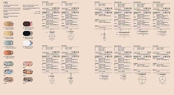 Lustre MASIERO (EMME PI LIGHT) olà S6 90 usine MASIERO (EMME PI LIGHT) de l'Italie. Foto №4