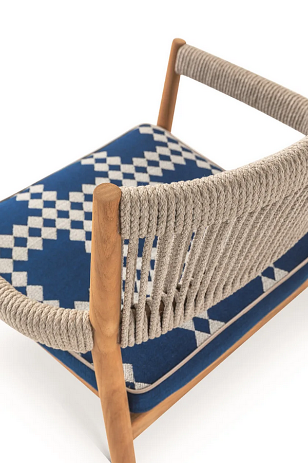 Chaise de jardin en teck avec accoudoirs CASSINA Dine Out usine CASSINA de l'Italie. Foto №6