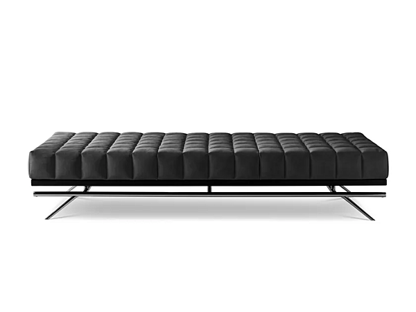 Banc en cuir rembourré Pigreco I 4 Mariani usine i 4 Mariani de l'Italie. Foto №1
