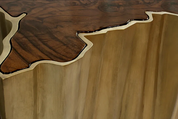 Table basse en laiton Sequoia BRABBU usine BRABBU de l'Italie. Foto №5