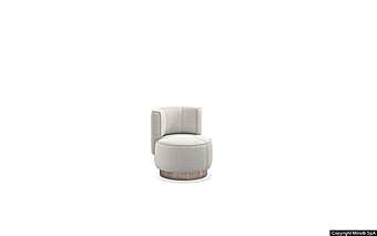 Fauteuil Minotti Yves Round Fauteuil Minotti Yves Round usine Minotti de l'Italie