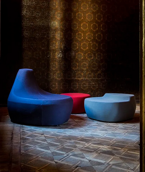 Fauteuil en tissu Saruyama Island Moroso usine Moroso de l'Italie. Foto №6