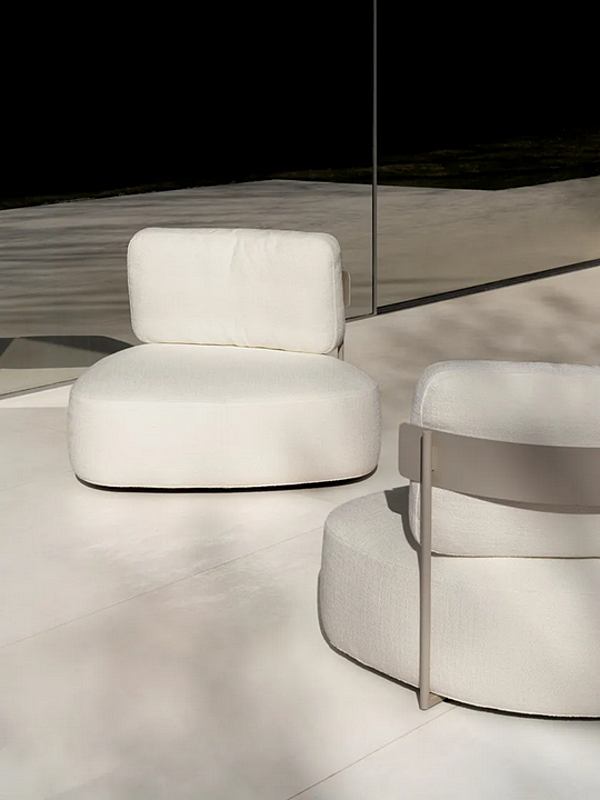 Fauteuil en tissu avec housse amovible Flou Pierre usine Flou de l'Italie. Foto №11