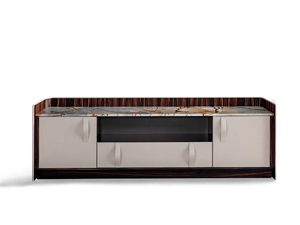 Buffet avec portes en bois Flou Gentleman usine Flou de l'Italie. Foto №1