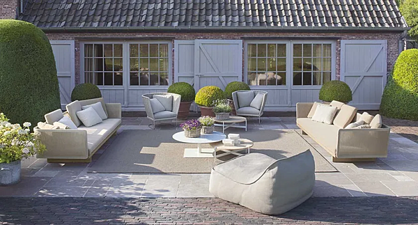 Canapé 3 places en tissu Sabi Paola Lenti B39B usine PAOLA LENTI de l'Italie. Foto №5