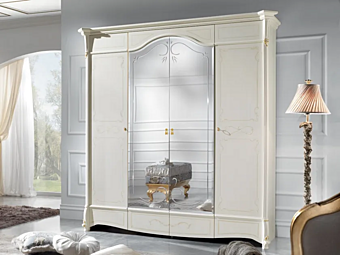 Armoire en bois miroir DIAMANTE CASA +39 2115