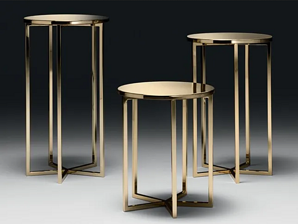 Table d'appoint en métal Elliot Black Tie usine Black Tie de l'Italie. Foto №2