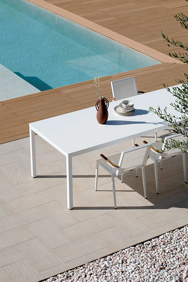 Table de jardin rectangulaire en aluminium Flair Atmosphera usine ATMOSPHERA de l'Italie. Foto №13