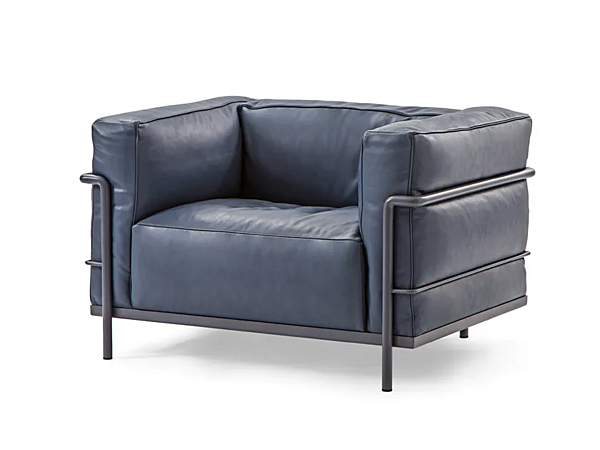 Fauteuil avec accoudoirs en tissu CASSINA Grand Confort Grand Modèle 003 usine CASSINA de l'Italie. Foto №2