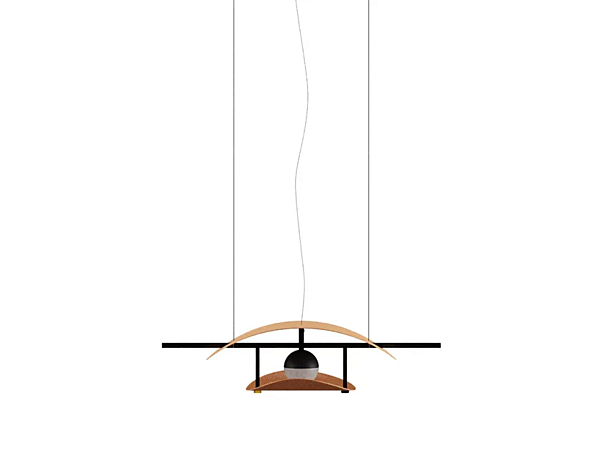 Suspension en acier LED Corolle Liu Jo Living Collection usine Liu Jo Living Collection de l'Italie. Foto №1