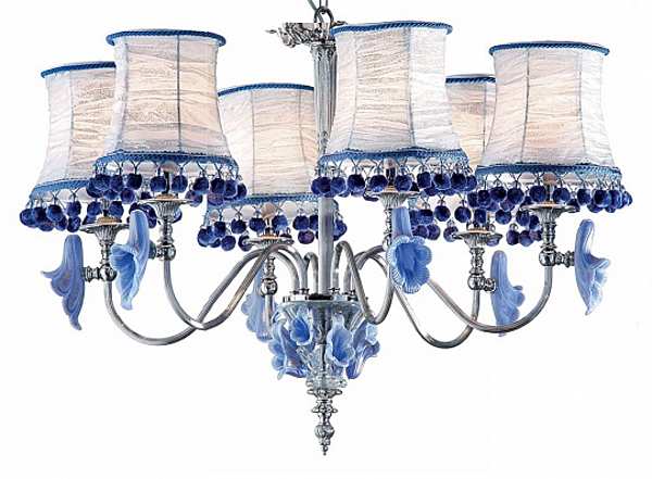 Lustre il PARALUME MARINA 1843 / CH6 / KR / BLU usine IL PARALUME MARINA de l'Italie. Foto №1