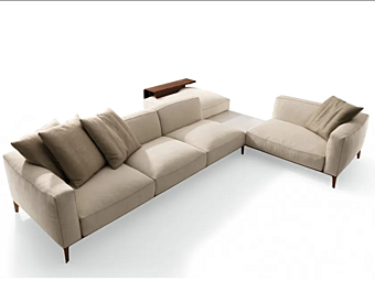 Canapé d'angle en tissu GIORGETTI Aton