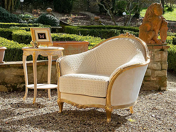 Fauteuil en tissu avec accoudoirs Savio Firmino 3213 3213POL usine SAVIO FIRMINO de l'Italie. Foto №3