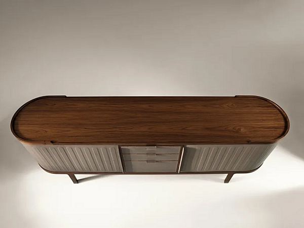 Buffet avec portes coulissantes en bois GIORGETTI DIA 54145 usine GIORGETTI de l'Italie. Foto №3