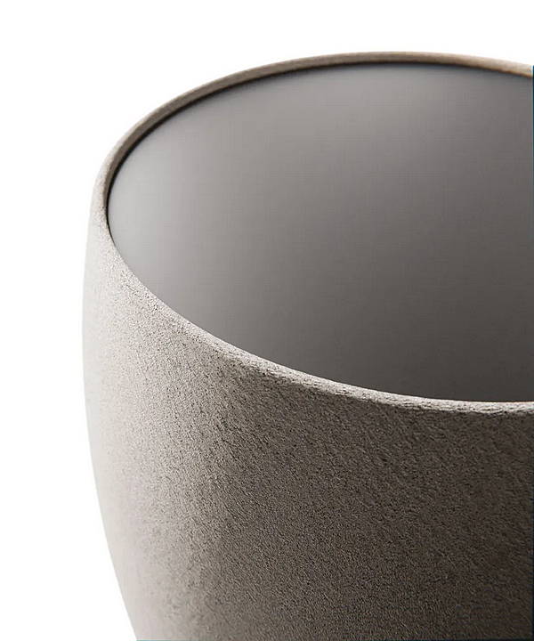 Table basse ronde en ciment et verre Boston MisuraEmme usine MisuraEmme de l'Italie. Foto №2