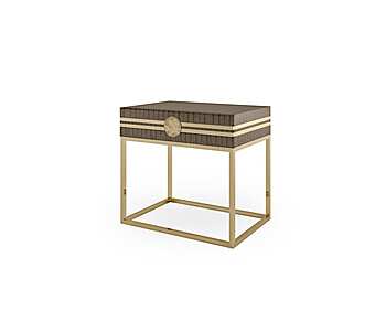 Table de chevet en bois avec tiroirs Bizzotto Italia Infinity